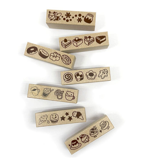 Sanby Avec Amour Border Stamp Set - Sweets Stamps Sanby 