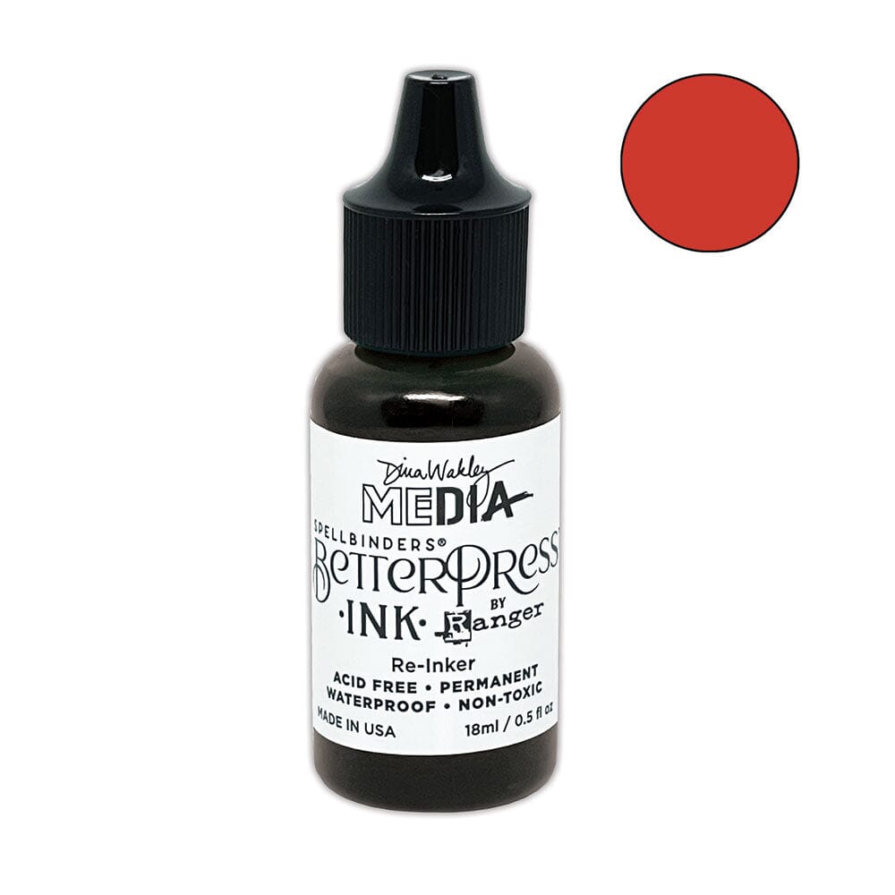 Dina Wakley MEdia Spellbinders BetterPress Re-Inker - Sedona Ink Dina Wakley Media 