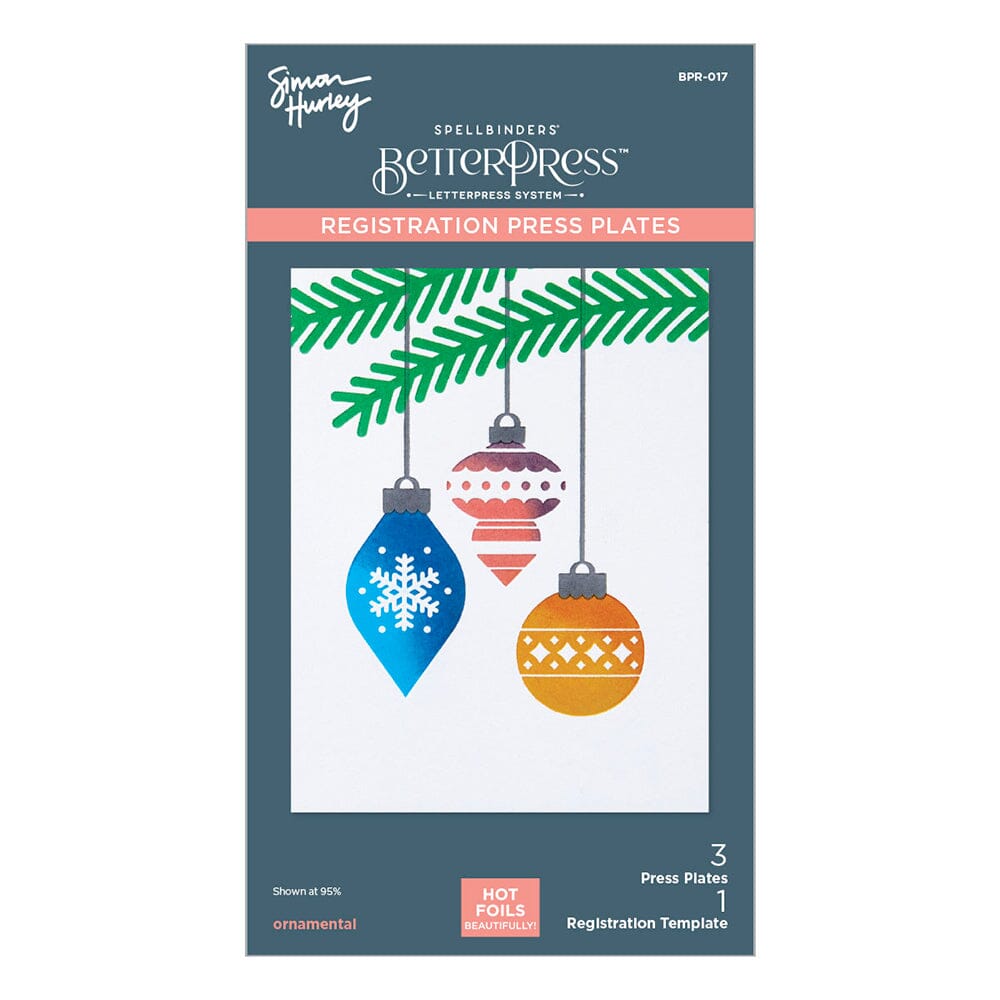 Simon Hurley Spellbinders Ornamental Press Plates Cutting Dies Simon Hurley 