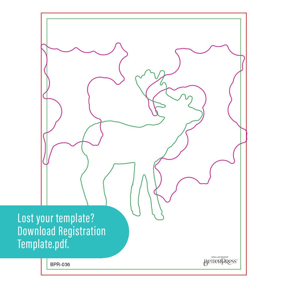 Dina Wakley MEdia Spellbinders Cheer and Good Tidings Betterpress Plates & Dies Dies Dina Wakley Media 