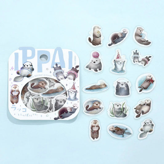 BGM IPPAI Flake Stickers Stickers BGM Lots of Otters 