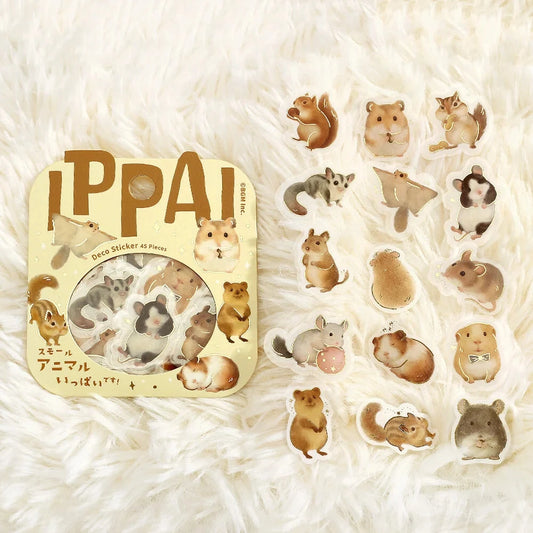 BGM IPPAI Flake Stickers Stickers BGM Lots of Small Animals 