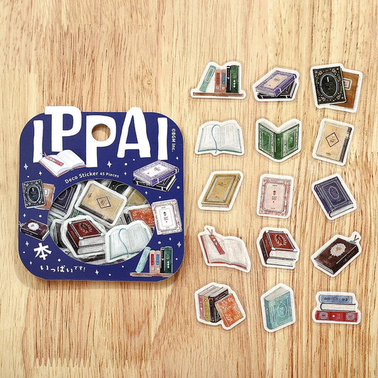 BGM IPPAI Flake Stickers Stickers BGM Lots of Books 