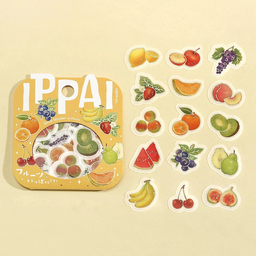 BGM IPPAI Flake Stickers Stickers BGM Lots of Fruit 