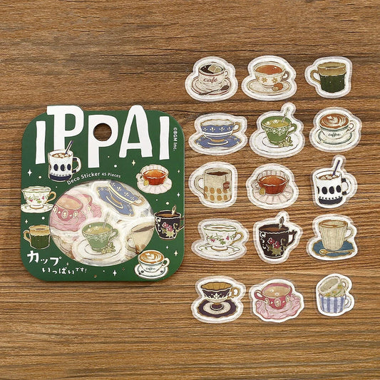 BGM IPPAI Flake Stickers Stickers BGM Lots of Cups 