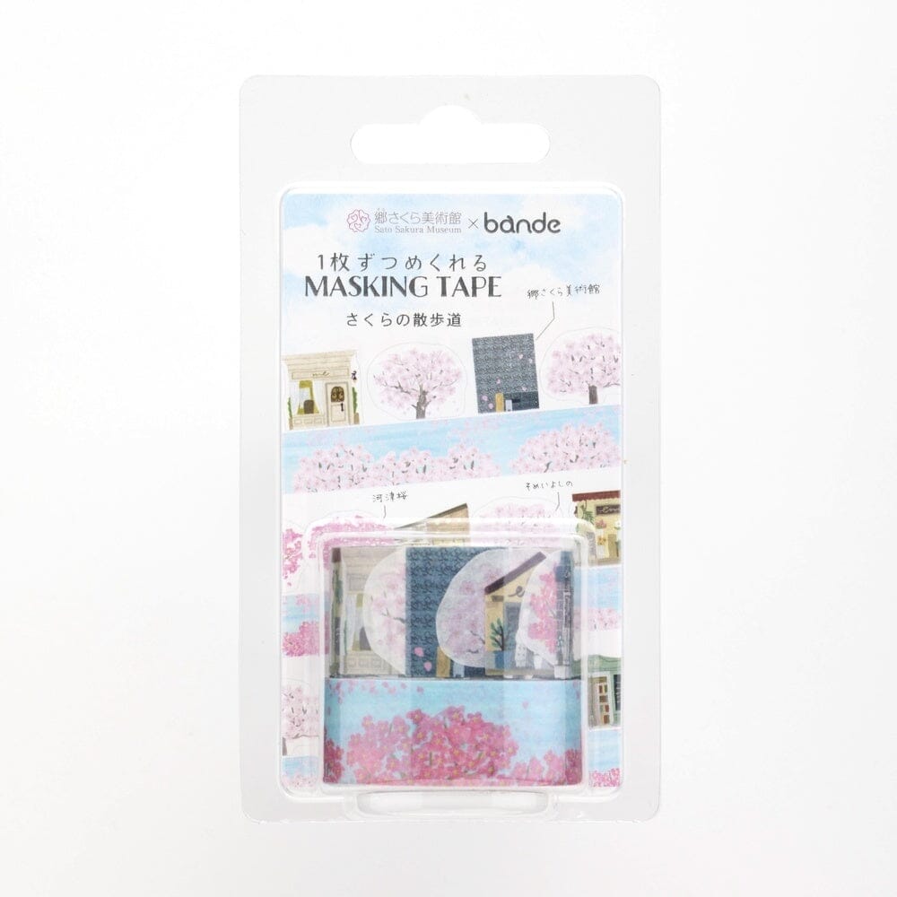 Bande Washi Roll Sticker and Masking Tape - Cherry Blossom Street Washi Tape Bande 