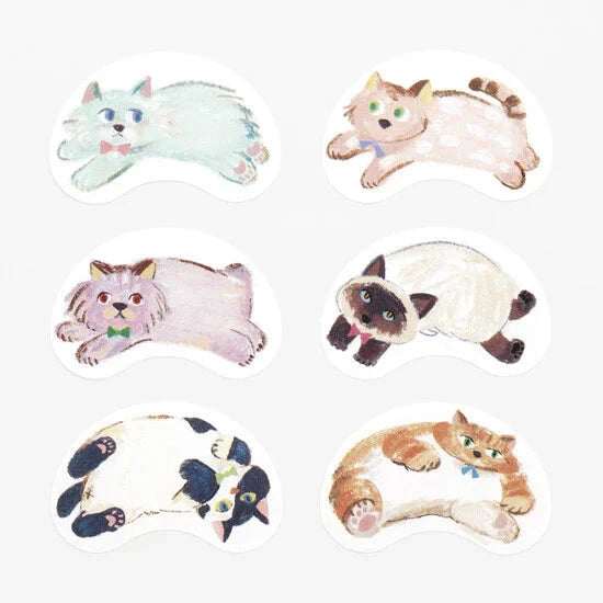 Bande Washi Roll Sticker Set - Running Cats Washi Tape Bande 