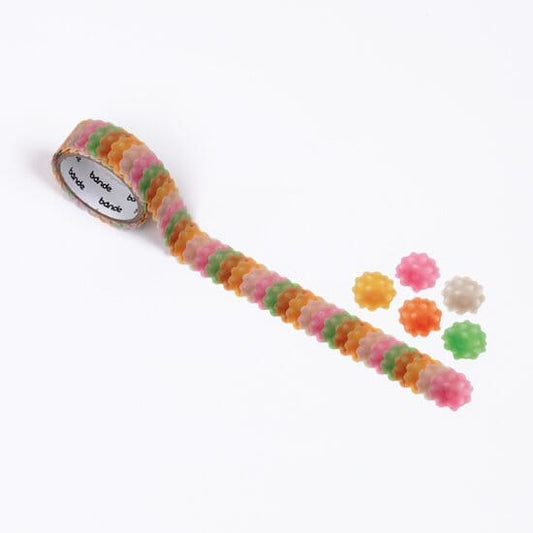 Bande Washi Roll Sticker - Colorful Confetti Washi Tape Bande 