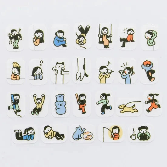 Bande Washi Roll Sticker - People Who Live in Notebooks Washi Tape Bande 