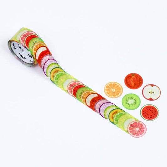 Bande Washi Roll Sticker - Sliced Fruit and Vegetables Washi Tape Bande 