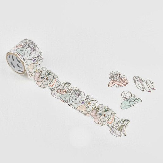 Bande Washi Roll Sticker Set - Everyday Laid Back Girl Kalo Washi Tape Bande 