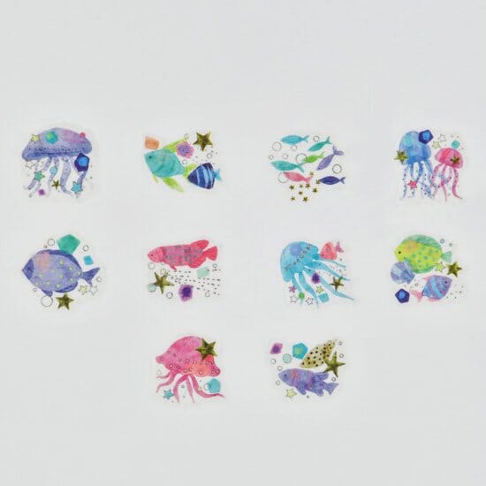 Bande Washi Roll Sticker - Glitter of the Sea Kalo Washi Tape Bande 