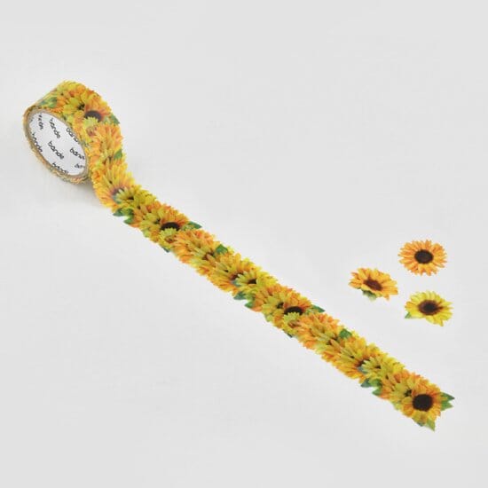 Bande Washi Roll Sticker - Sunflower Washi Tape Bande 