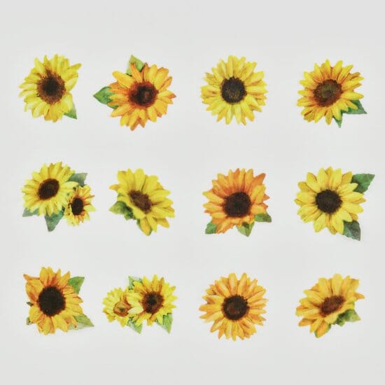 Bande Washi Roll Sticker - Sunflower Washi Tape Bande 