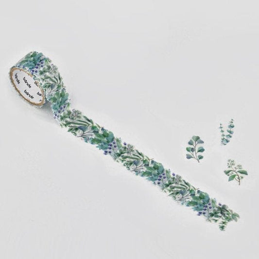 Bande Washi Roll Sticker - Green Bouquet Washi Tape Bande 