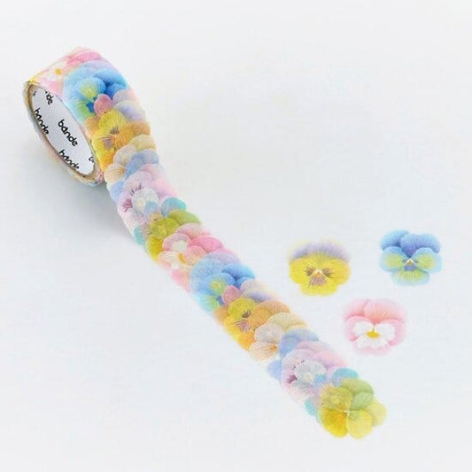 Bande Washi Roll Sticker - Fairy Pansy Washi Tape Bande 