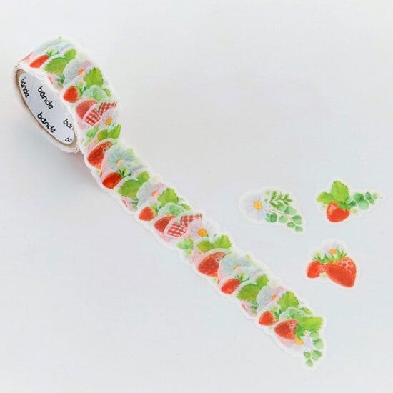 Bande Washi Roll Sticker - Strawberry Wreath Washi Tape Bande 