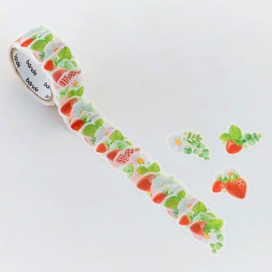 Bande Washi Roll Sticker - Strawberry Wreath Washi Tape Bande 