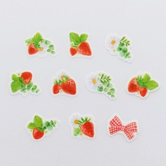 Bande Washi Roll Sticker - Strawberry Wreath Washi Tape Bande 