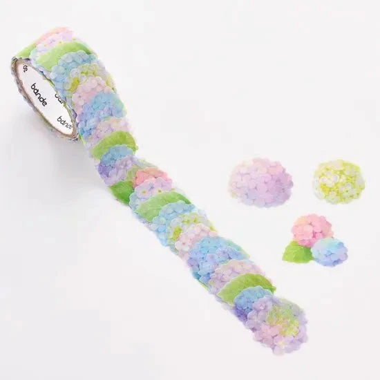 Bande Washi Roll Sticker - Hydrangea Washi Tape Bande 
