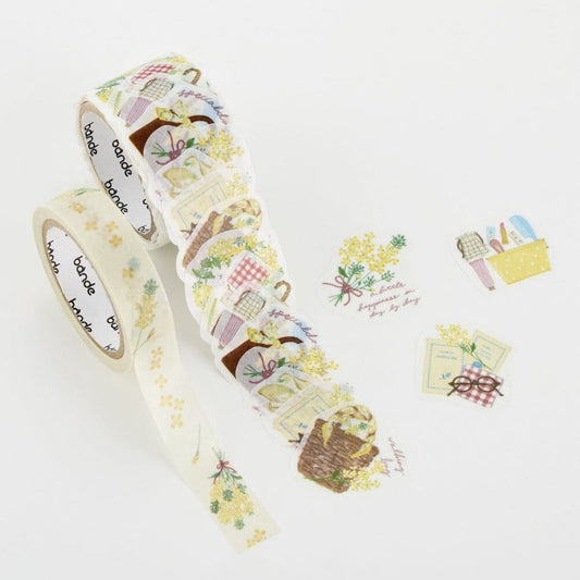 Bande Washi Roll Sticker and Masking Tape - Flowers in my bag Washi Tape Bande 