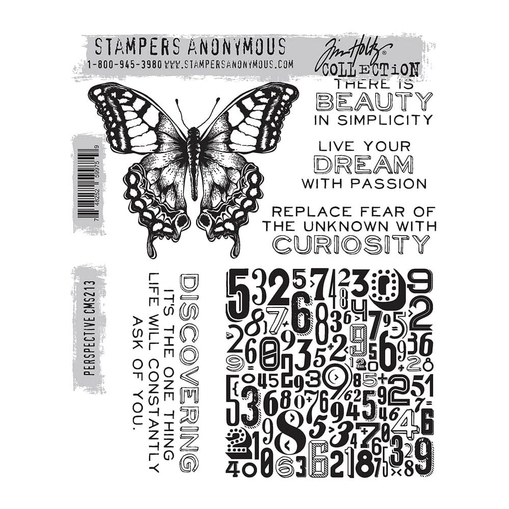 Tim Holtz Stampers Anonymous Cling Mount Stamp Perspective Stampers Anonymous Tim Holtz Other 