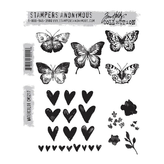 Tim Holtz Stampers Anonymous Cling Mount Stamp Watercolor Stampers Anonymous Tim Holtz Other 