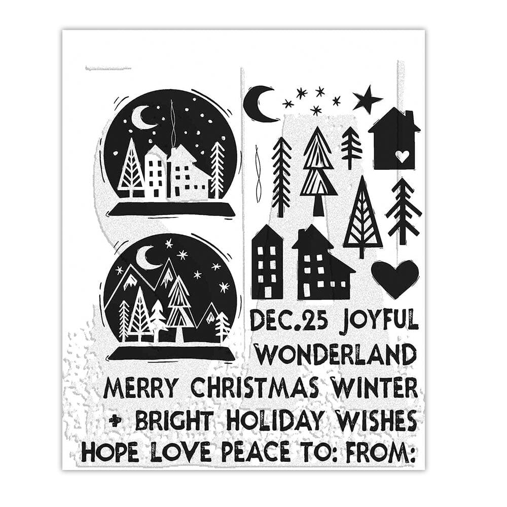 Tim Holtz Stampers Anonymous Stamp Festive Print Stampers Anonymous Tim Holtz Other 