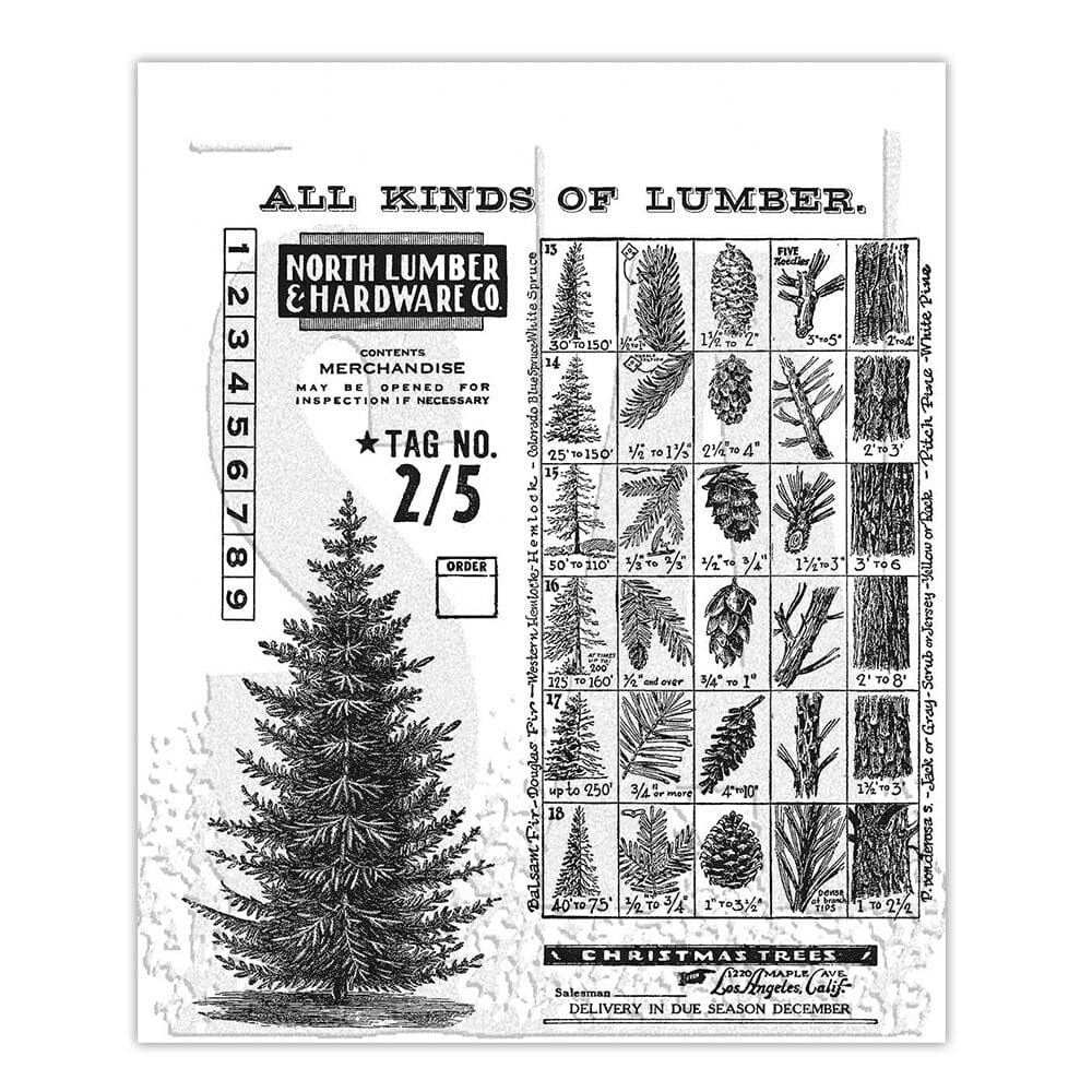 Tim Holtz Stampers Anonymous Stamp Winter Woodlands Stampers Anonymous Tim Holtz Other 