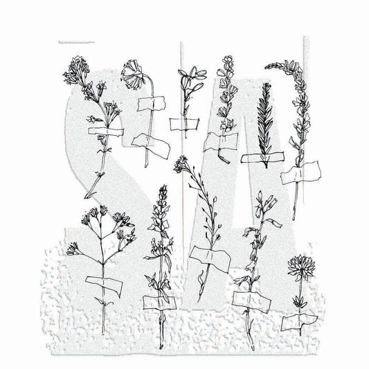 Tim Holtz Cling Mount Stamp Forgotten Garden Stampers Anonymous Tim Holtz Other 