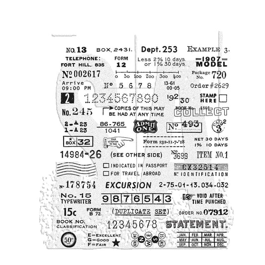 Tim Holtz Stampers Anonymous Cling Mount Stamp Tidbits Stampers Anonymous Tim Holtz Other 