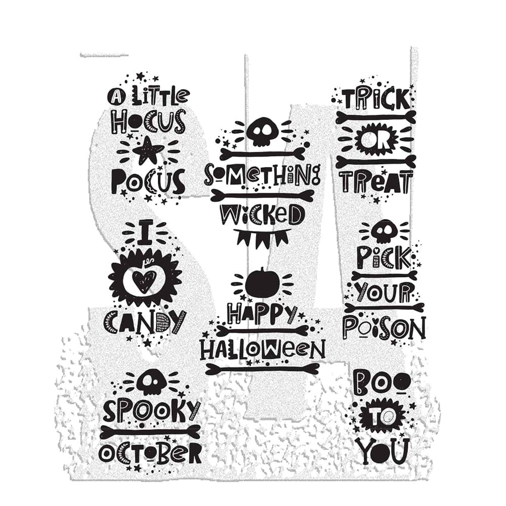 Tim Holtz Cling Mount Stamp Halloween Whatnots Stampers Anonymous Tim Holtz Other 