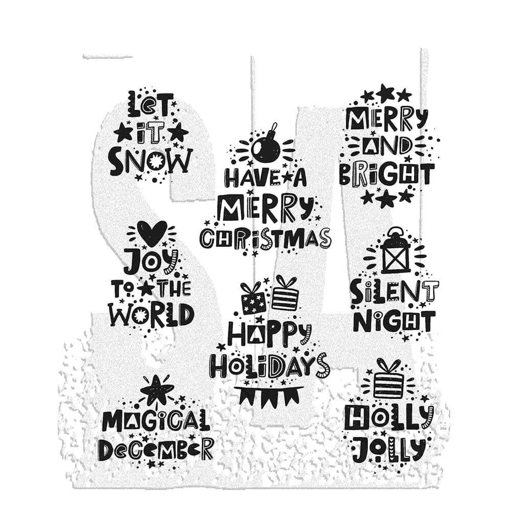 Tim Holtz Stampers Anonymous Cling Mount Stamp Holiday WhatNots Stampers Anonymous Tim Holtz Other 