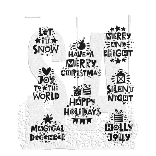 Tim Holtz Stampers Anonymous Cling Mount Stamp Holiday WhatNots Stampers Anonymous Tim Holtz Other 