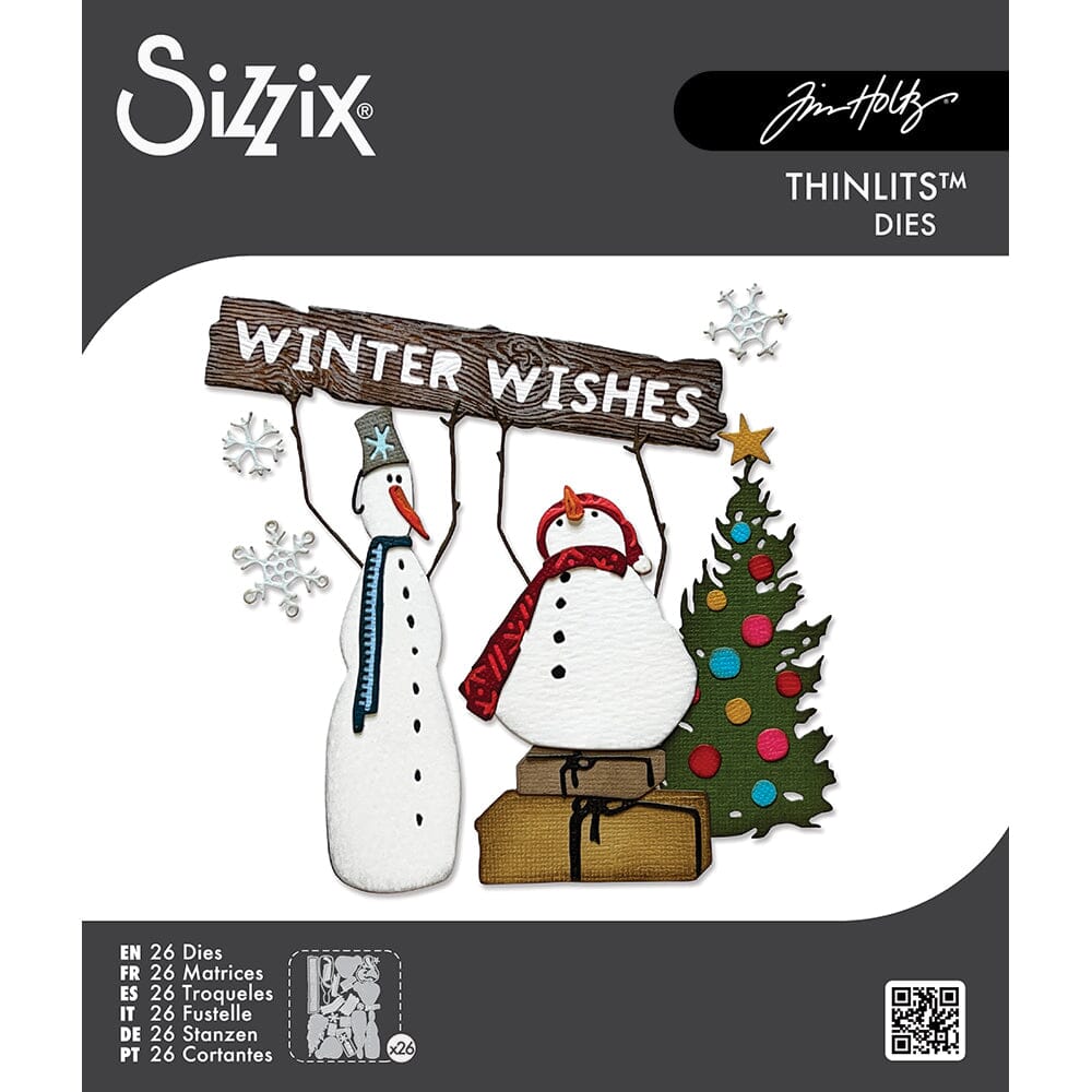 Tim Holtz® Alterations by Sizzix Thinlits Die Set - Classic Twig & Stump 26pk Cutting Dies Tim Holtz Other 