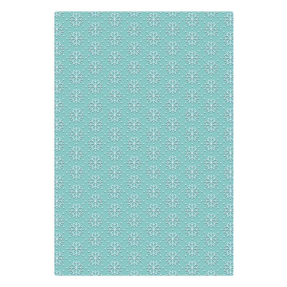 Tim Holtz® Alterations by Sizzix 2D Texture Fades A5 Embossing Folder - Vault Snowflakes 3 Cutting Dies Tim Holtz Other 