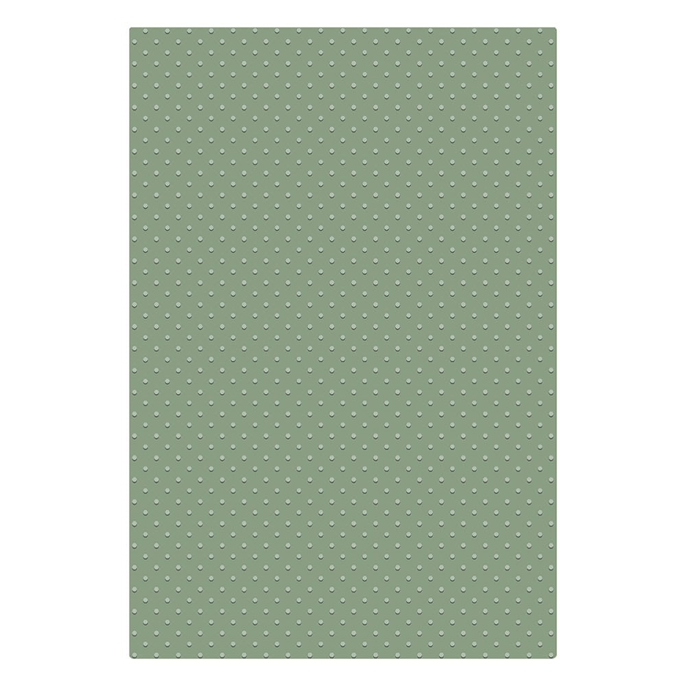 Tim Holtz® Alterations by Sizzix 2D Texture Fades A5 Embossing Folder - Vault Dots Cutting Dies Tim Holtz Other 