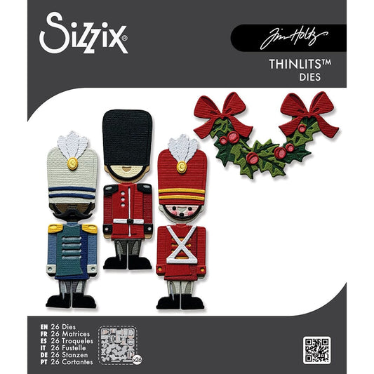 Tim Holtz® Alterations by Sizzix Thinlits Die Set - Yuletide Harvey 26pk Cutting Dies Tim Holtz Other 
