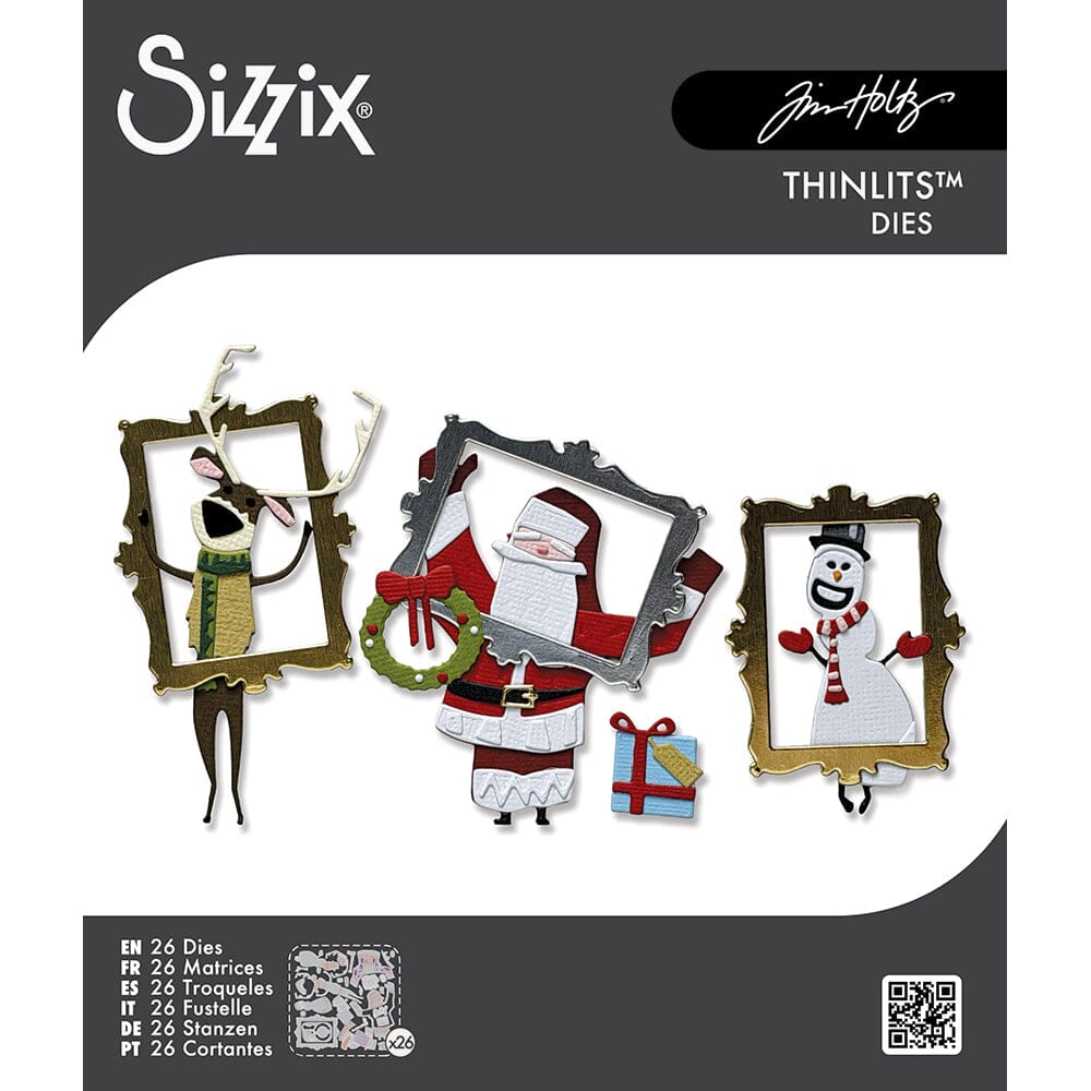 Tim Holtz® Alterations by Sizzix Thinlits Die Set - Vault Papercut Christmas 26pk Cutting Dies Tim Holtz Other 