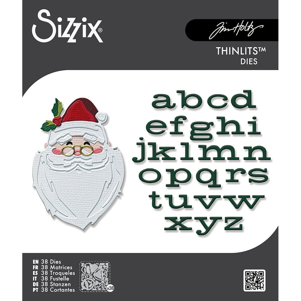 Tim Holtz® Alterations by Sizzix Thinlits Die Set - Vault Letter to Santa 38pk Cutting Dies Tim Holtz Other 