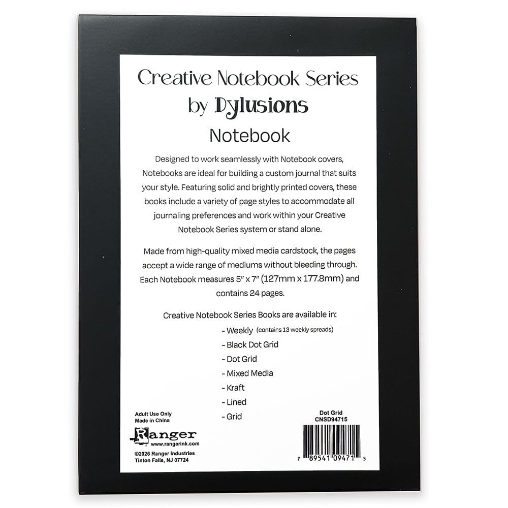 Creative Notebook Series by Dylusions, Notebook - Dot Grid Surfaces Dylusions 
