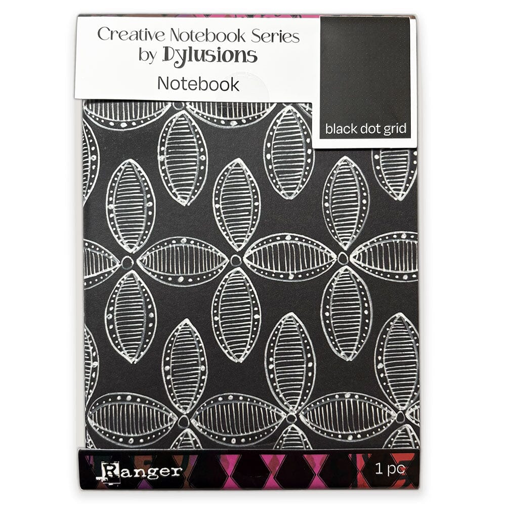 Creative Notebook Series by Dylusions, Notebook - Black Dot Grid Surfaces Dylusions 