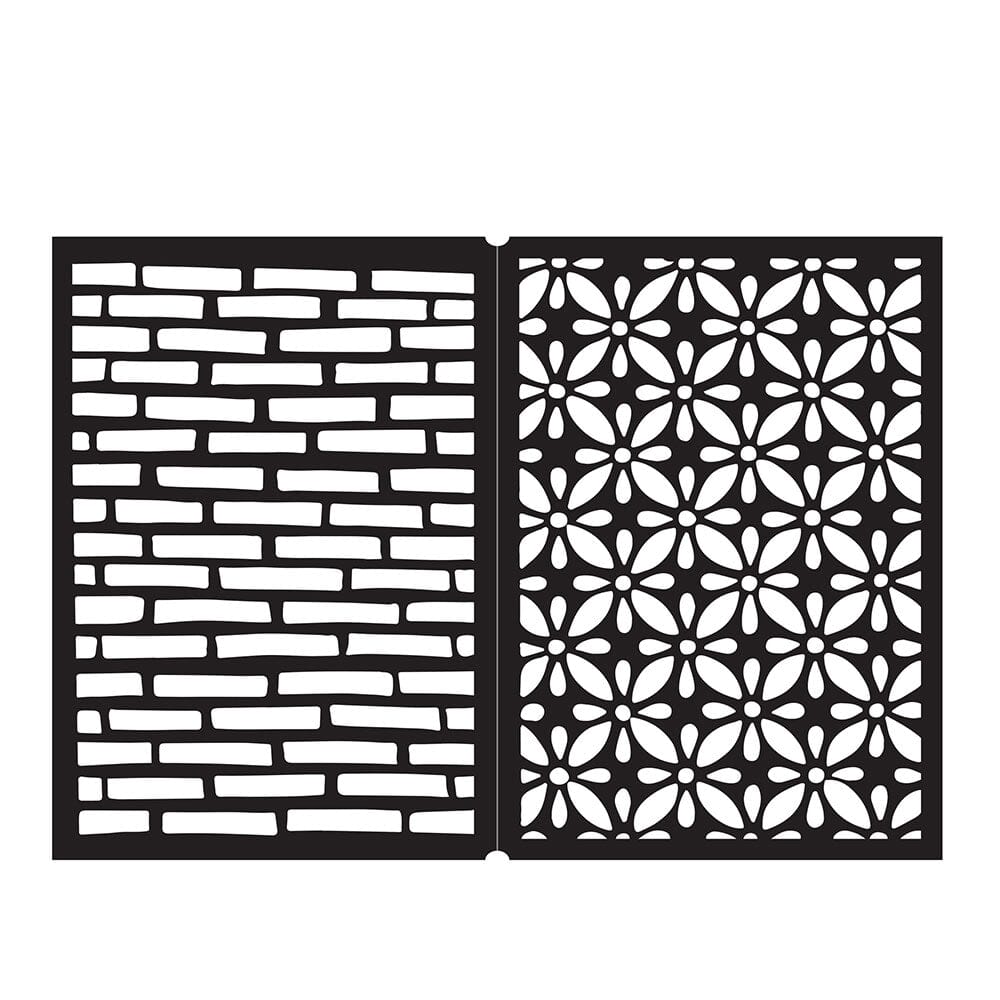 Creative Notebook Series by Dylusions, Stencil - Blocks Stencil Dylusions 