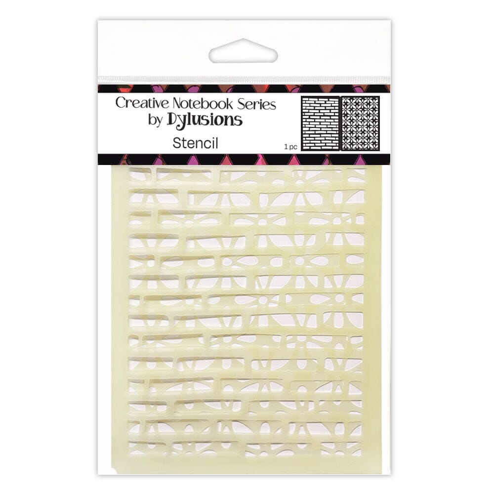Creative Notebook Series by Dylusions, Stencil - Blocks Stencil Dylusions 
