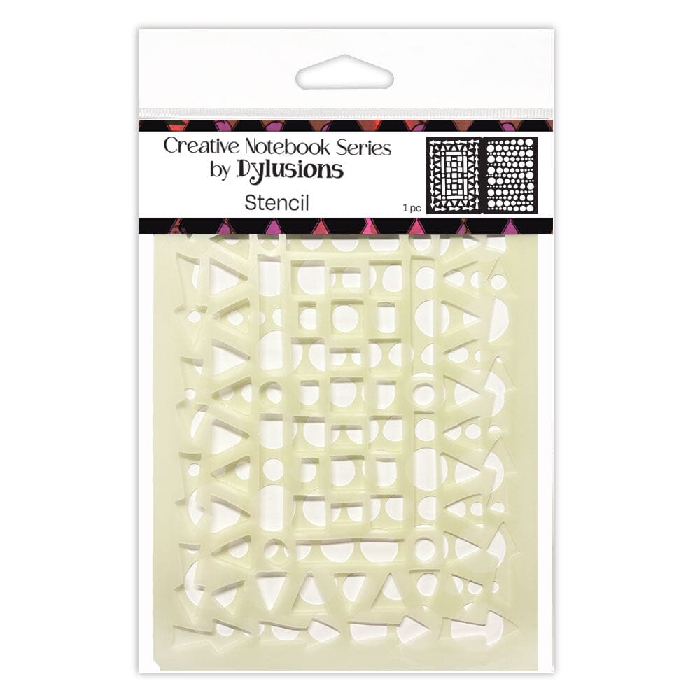 Creative Notebook Series by Dylusions, Stencil - Frame Scale Stencil Dylusions 