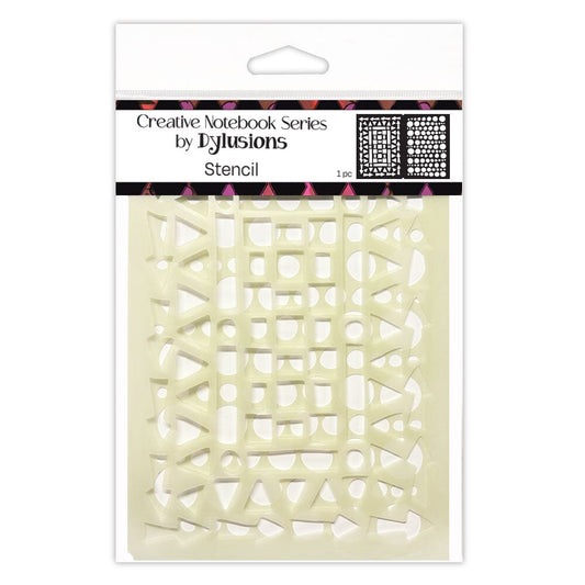 Creative Notebook Series by Dylusions, Stencil - Frame Scale Stencil Dylusions 