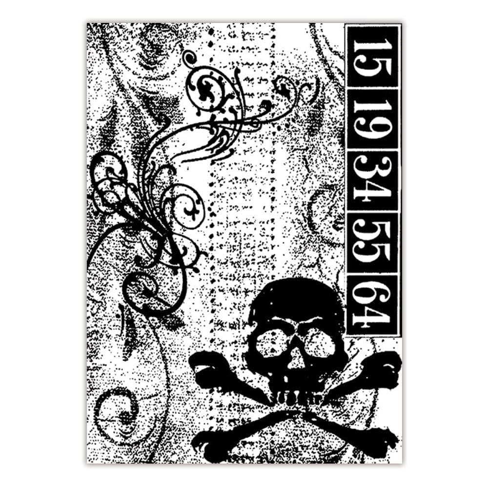 Tim Holtz Stampers Anonymous Cling Mount Stamp Skull Stampers Anonymous Tim Holtz Other 