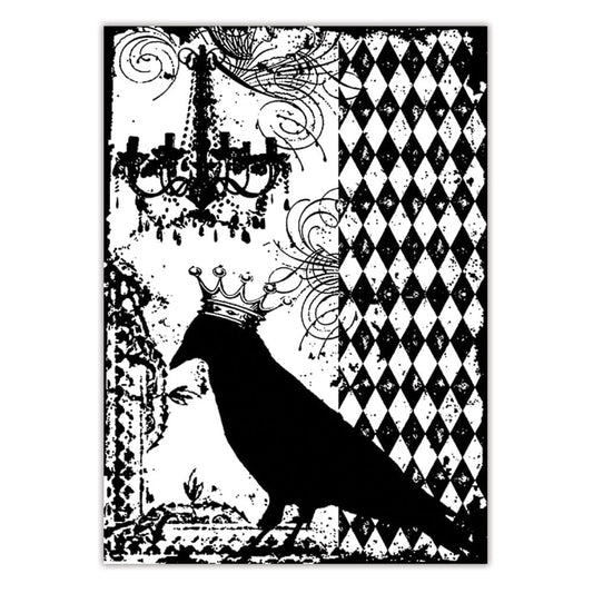 Tim Holtz Stampers Anonymous Cling Mount Stamp Blackbird Stampers Anonymous Tim Holtz Other 