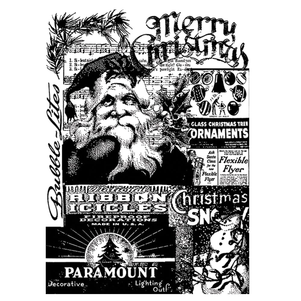 Tim Holtz Stampers Anonymous Cling Mount Stamp First Christmas Stampers Anonymous Tim Holtz Other 