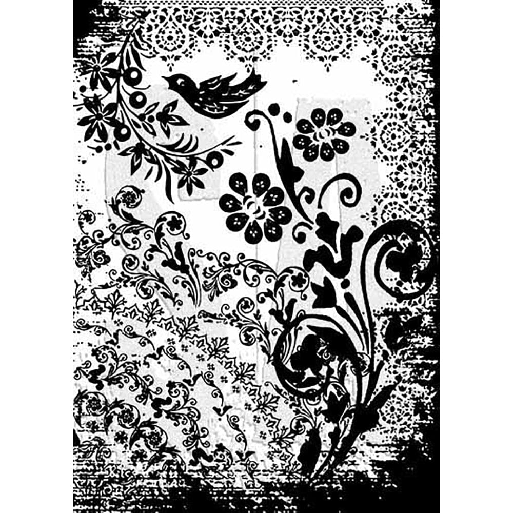Tim Holtz Stampers Anonymous Cling Mount Stamp Tattoo You Stampers Anonymous Tim Holtz Other 